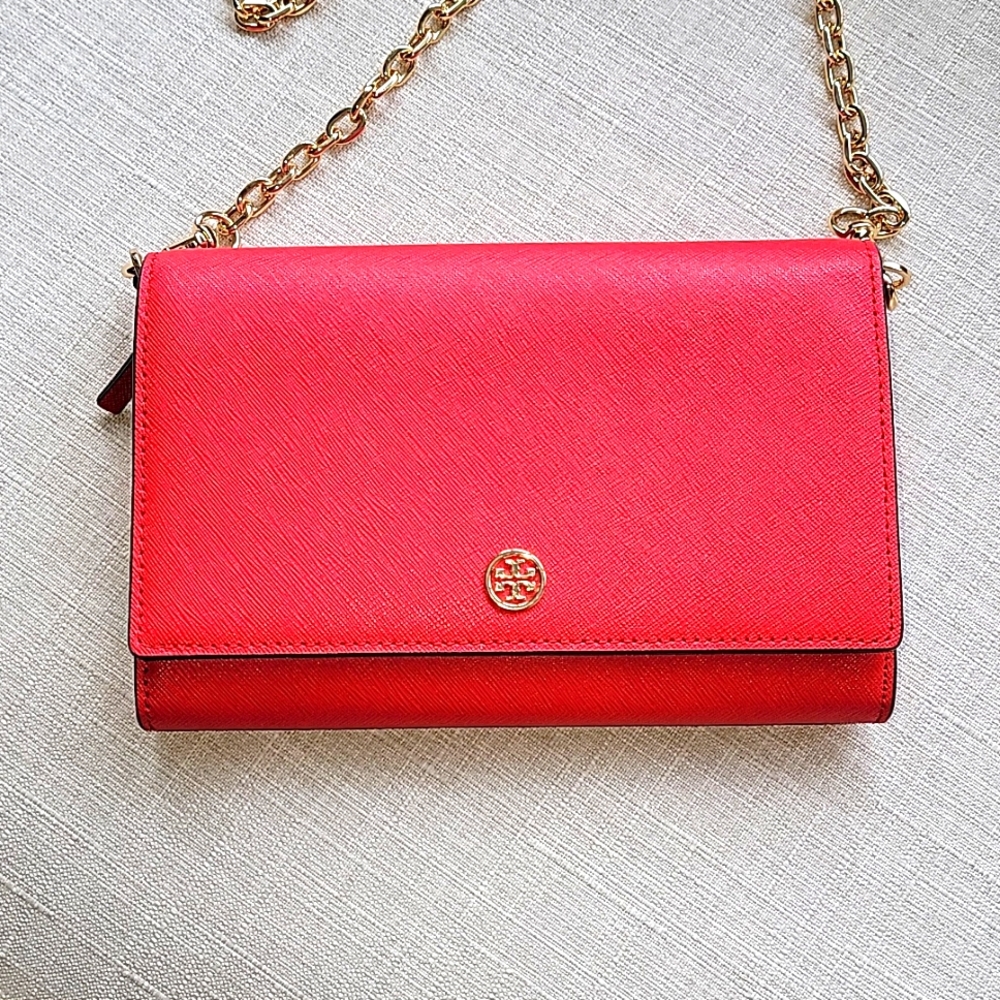 Tory Burch Robinson Chain Wallet